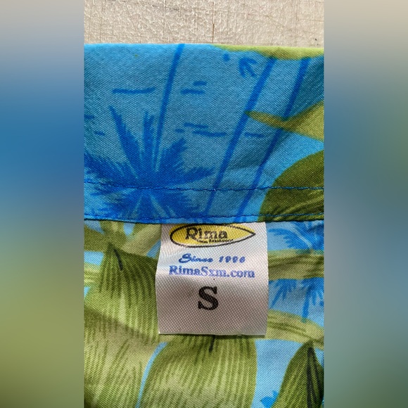 Rima Sxm toddler boys Hawaiian shirt NWOT bright, and beautiful button up - Picture 5 of 6